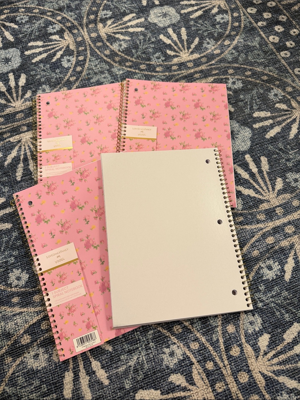 LoveShackFancy x Yoobi Spiral Notebooks Set of 4 - Picture 4 of 4